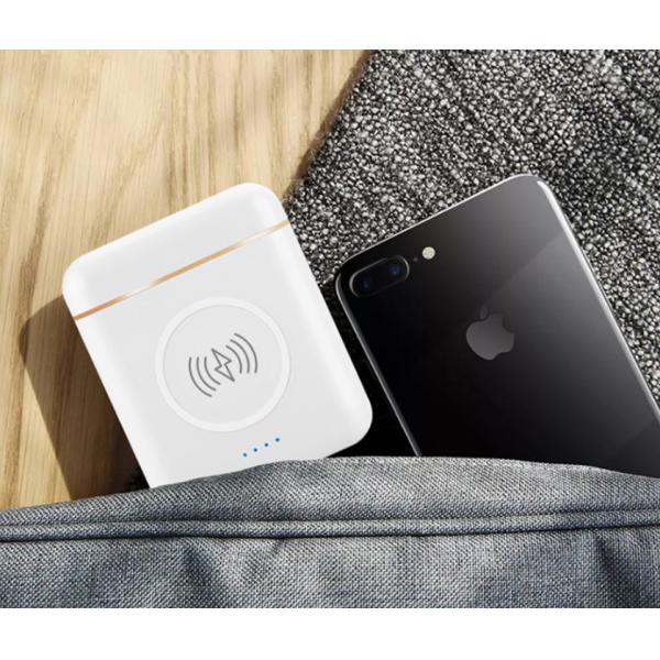 Multi-functional 3 in 1 Bluetooth Earbuds with 5200mAH Power Bank and Fast Charging Wireless Charger
