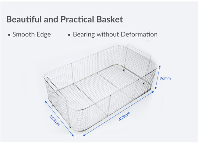 Frequency 40kHz 400W Heated Ultrasonic Cleaner Double Power Series