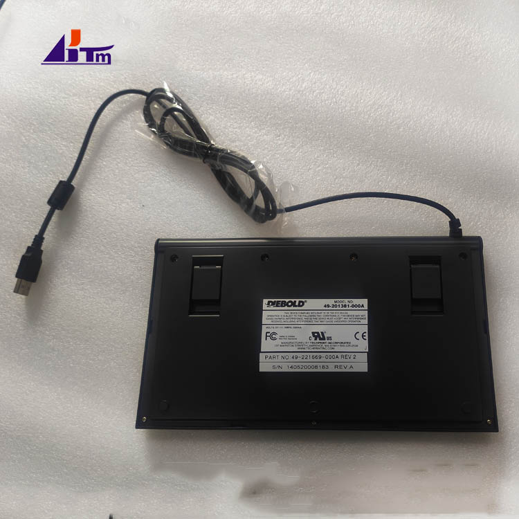 ATM Spare Parts Diebold Opteva USB Maintenance Keyboard 49-221669-000A