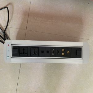 Buy cheap Desktop Socket Flip Up Power Outlet / Electrical Plug Socket For Conference Room product