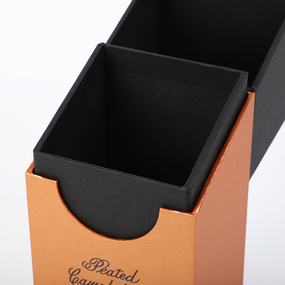 Liquor Flip Top Wine Bottle Gift Box Cardboard Magnetic Closing