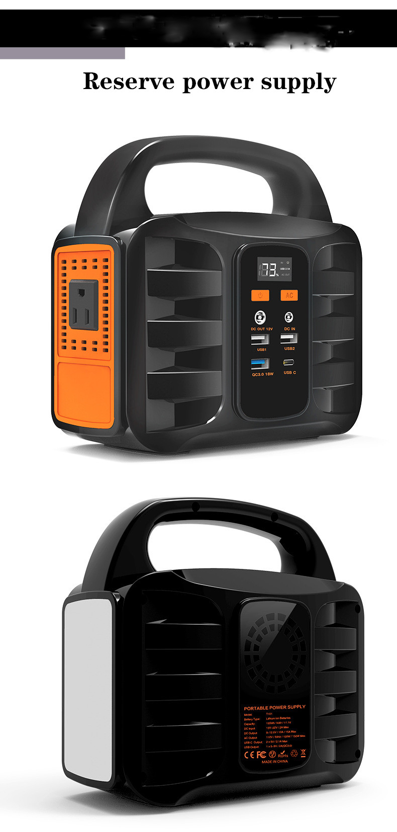 Portable energy storage power supply portable ups inverter 12v to 240v inverter