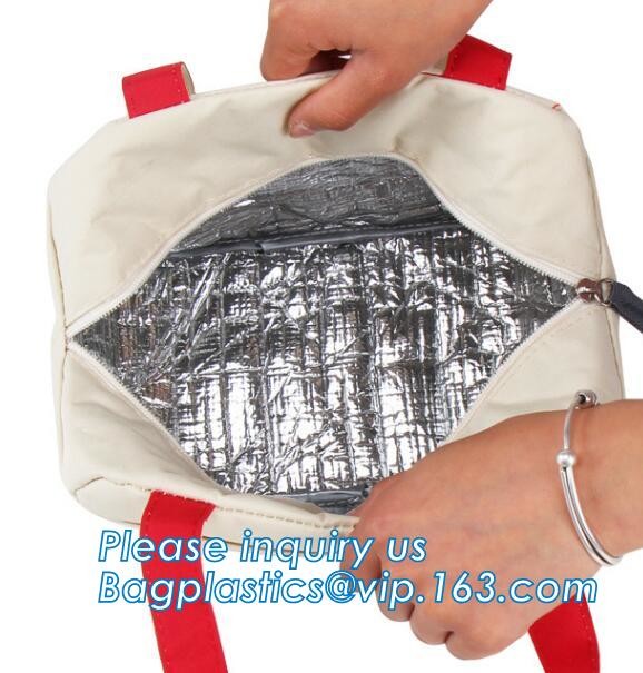 cooler bag waterproof oxford shoulder bag ice pack thermal picnic lunch box vehicle insulation bag for meal drinks pack