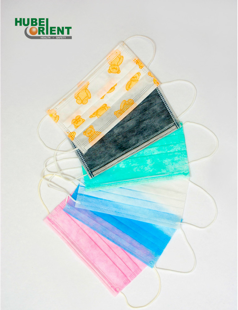 For Food Process Non-woven Disposable Face Mask With Earloop With ISO13485 / ISO9001 Approved