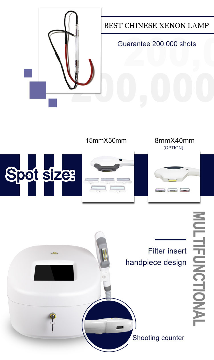 5Mhz Bipolar RF Elight IPL Machine For Face