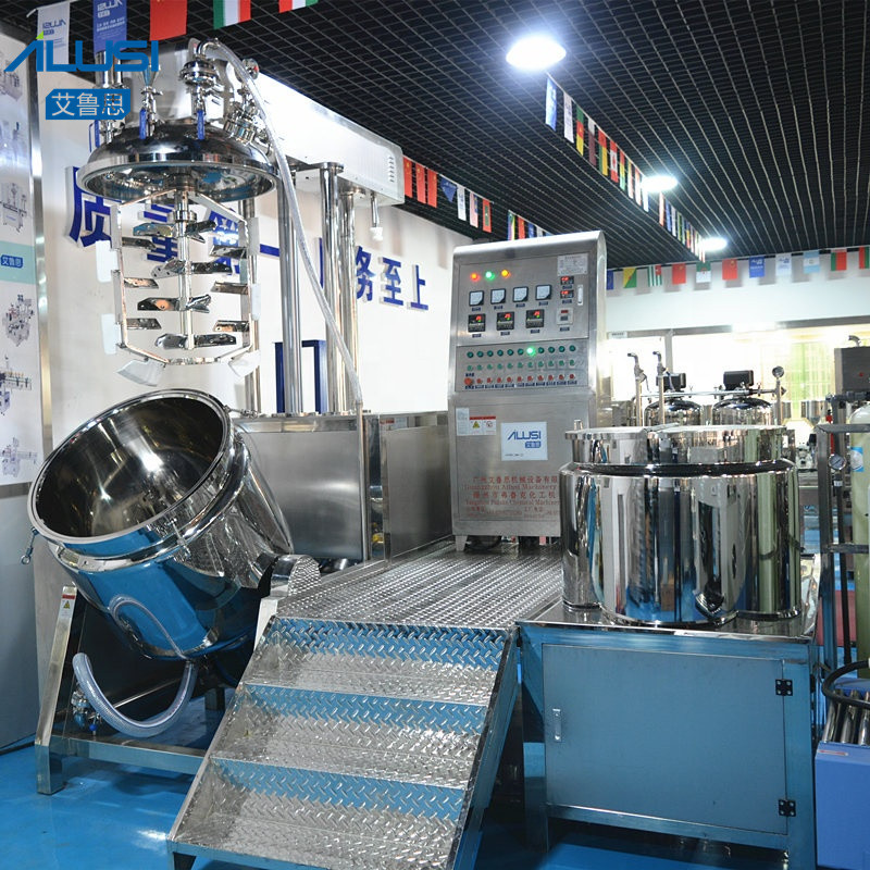 SUS316 Vacuum Homogenizer Emulsifier Essence Oil Mixer Cosmetic Machine