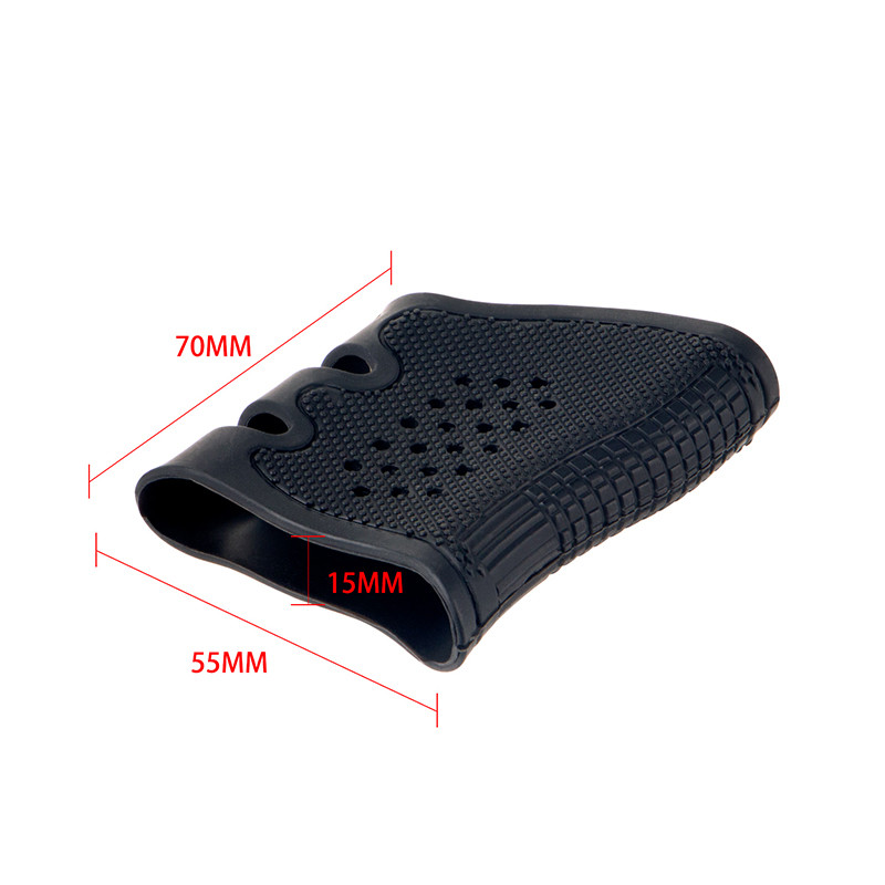 Tactical Rubber Gun Grip Glove Cover Sleeve Anti - Slip Handgun Accessories