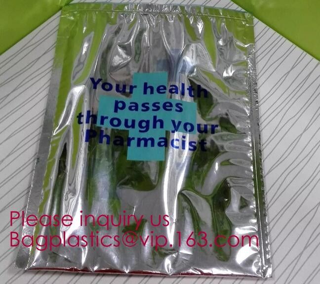 Aluminum Foil Insulated Cooler Bags Waterproof Folding Thermal Lunch Bag,Zip-Lock Grocery Handle Thermal Insulation Cool