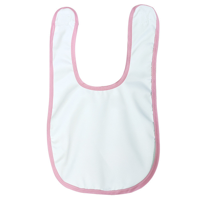 Sublimation Baby Bib With Velcro For DIY Personalized Sublimation Photo Printing