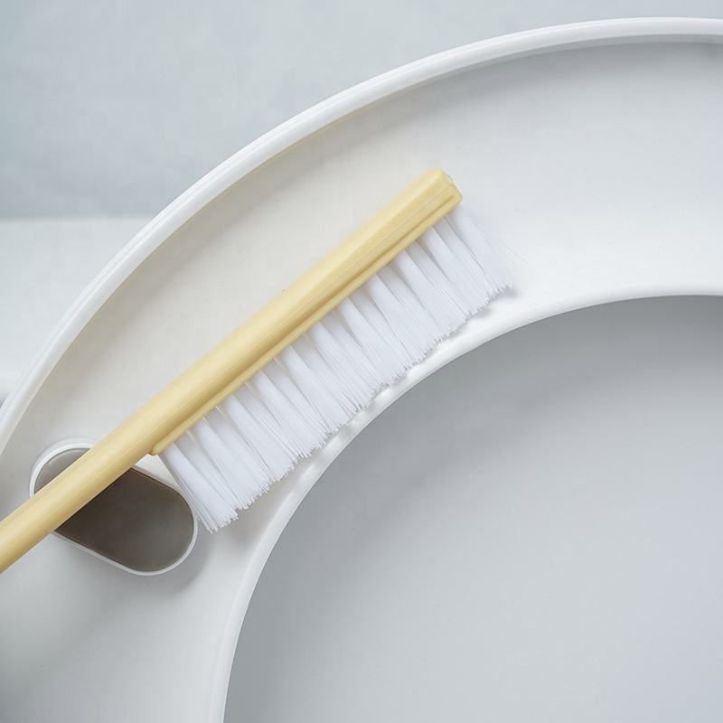 Deep Cleaning Toilet Bowl Cleaning Brush Leakproof Holder Wall Mounted Holder