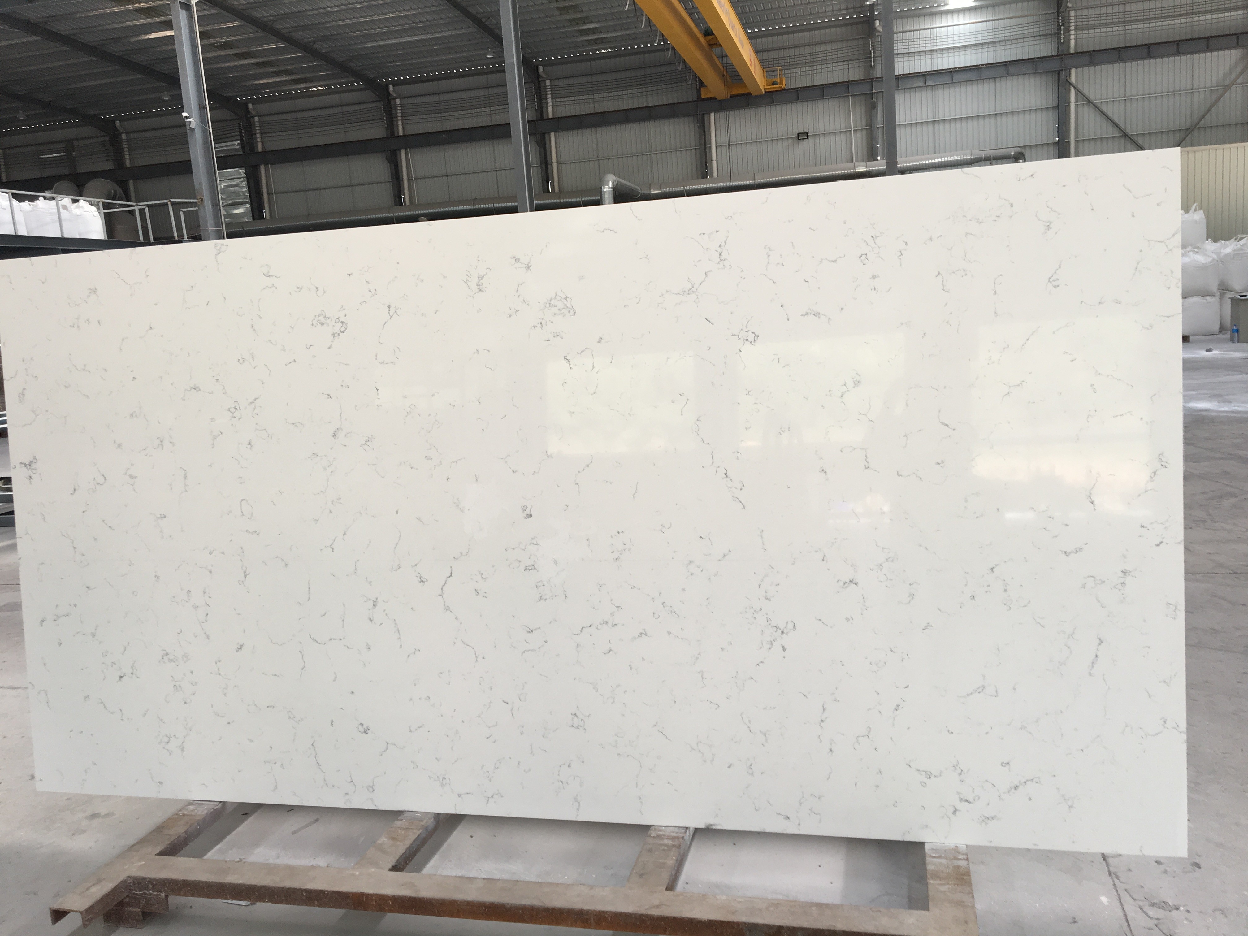 No Impurity Artificial Quartz Vanity Countertops For Bathroom