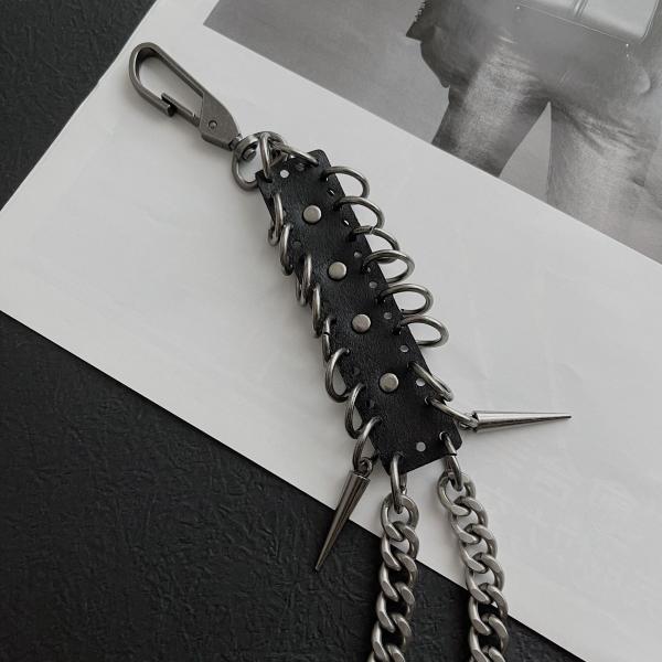 Fashion Decorative Skull Wallet Clip Jean Accessories Chain Boys Hip Hop Cargo Pants Jean Chain For Men