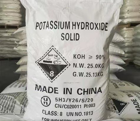 90% Purity Potassium Hydroxide (KOH) Inorganic Chemical Raw