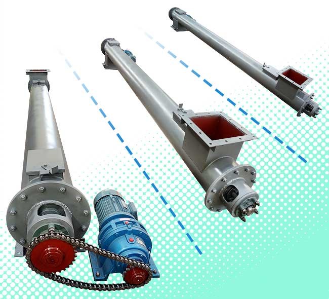 Carbon Steel Tube Screw Conveyor Machine For Gravel Sawdust