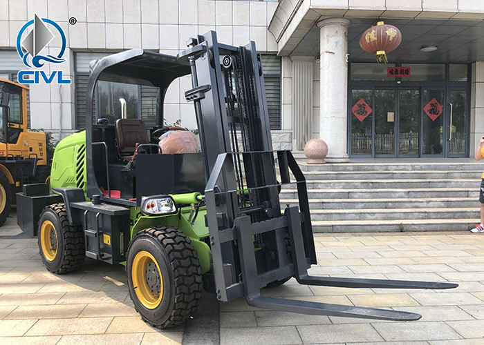 2WD / 4WD Off - Road Forklift 3/4/5 Ton Diesel Multifunctional Truck For Big Engine Pallet Stackers Color Option