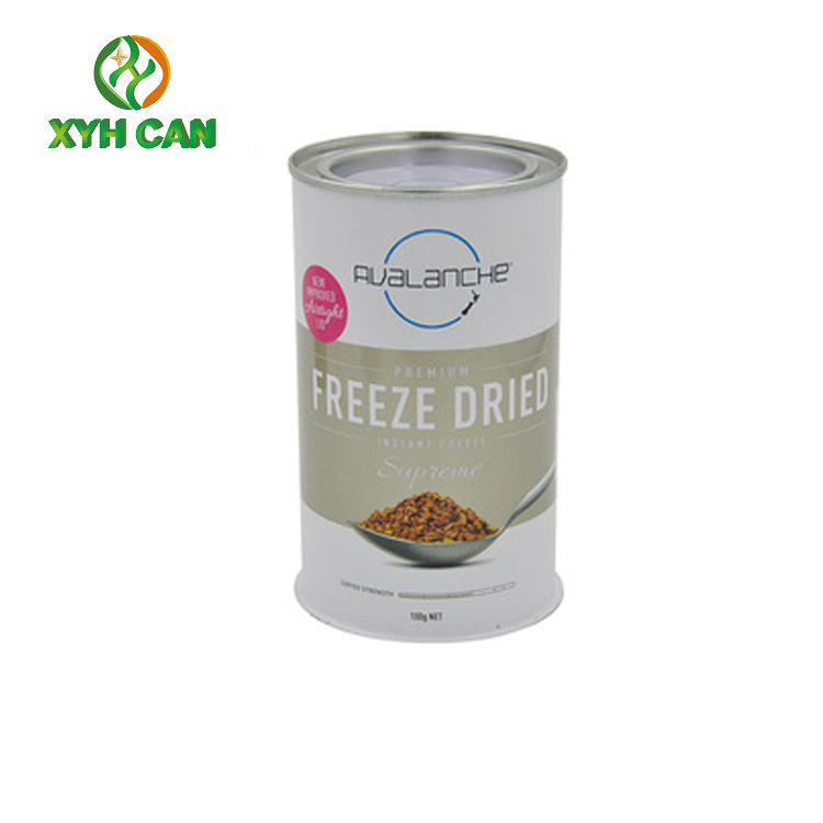 Coffee Tin Can Packaging Nutrition Bean Empty Food Cans FDA Certification