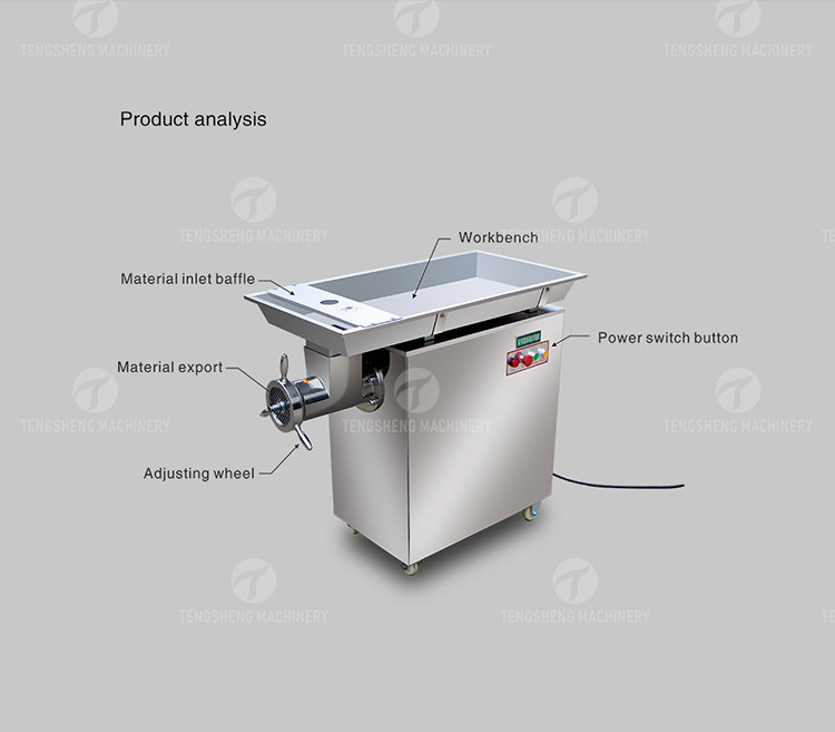 Reconstituted Separate Industrial Meat Mincer , Meatball Processing Machine