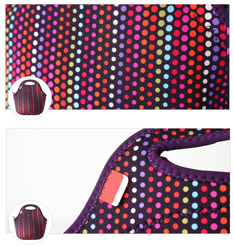 Lightweight Neoprene Fabric Bento Cooler Lunch Bag