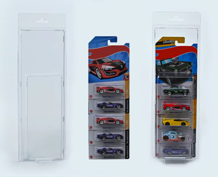 Custom Plastic Pet Clear Blister Disposable Clamshell Packaging Action Figure Display Case Protector Blister Clamshell For 3.5 In Loose Action Figures