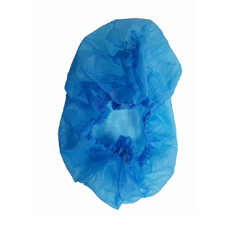 Disposable Nonwoven CPE Shoe Cover Elastic Band at Opening Multiple Sizes Waterproof Excellent Liquid and Tear Resistance
