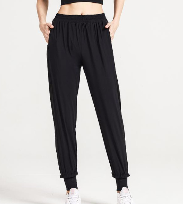 100% Nylon Women'S Sportswear Pants Sportswear Joggers Plain Color Casual Harem