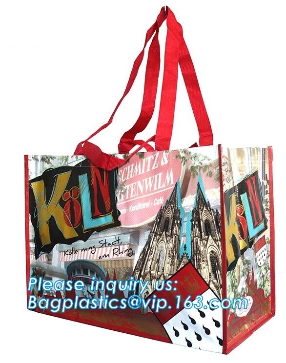 China pp woven bag supplier printed pp laminated non woven bag heat seal non woven bag, factory manufacture reusable non