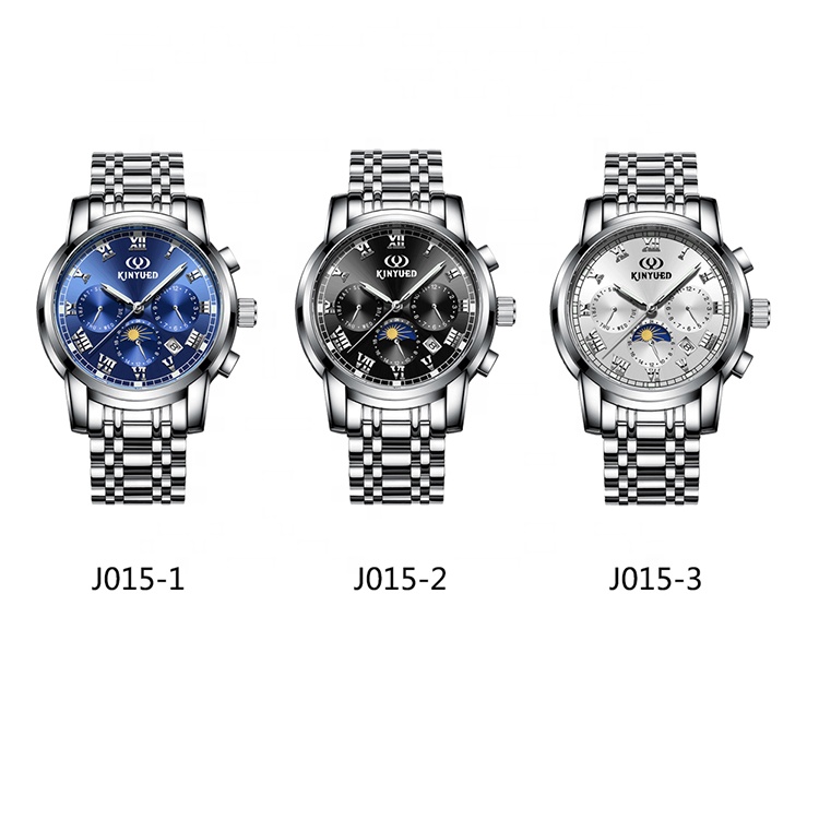 Luminous Mens Mechanical Watches Multi Functional Customized Design