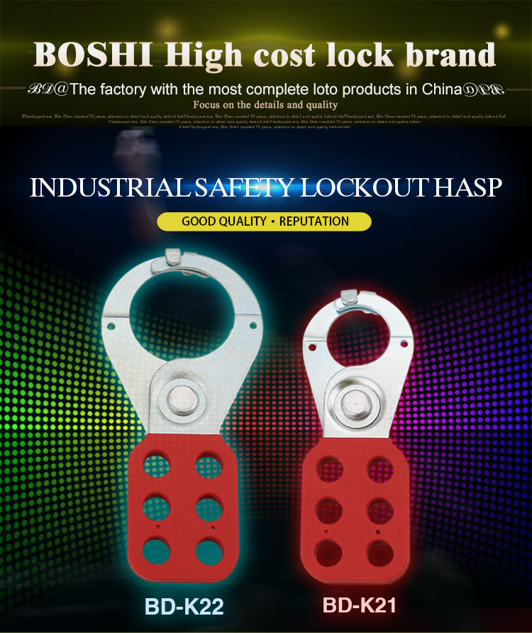 Metallic Multi Lock Hasp Customized Color With Nylon PA Injection Molding
