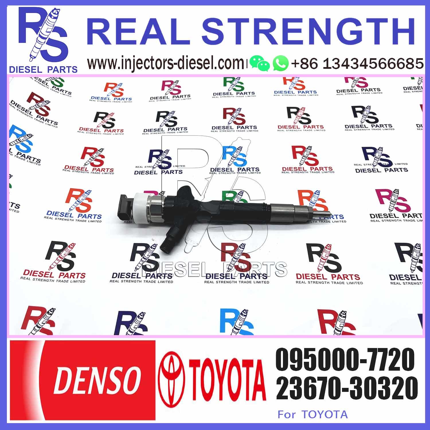 23670-30330 For Factory Engine Parts High Quality Diesel Common Rail Fuel Injector 095000-7830
