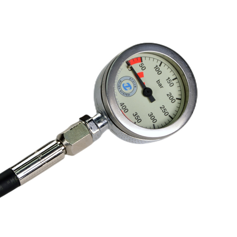 ZTDIVE 400Bar Scuba SPG Gauge , Metal Material Diving Depth Gauge