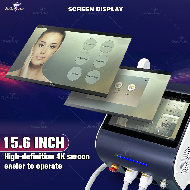 Painless Skin Rejuvenation Laser Machine IPL OPT SHR Hair Removal 7 Filters