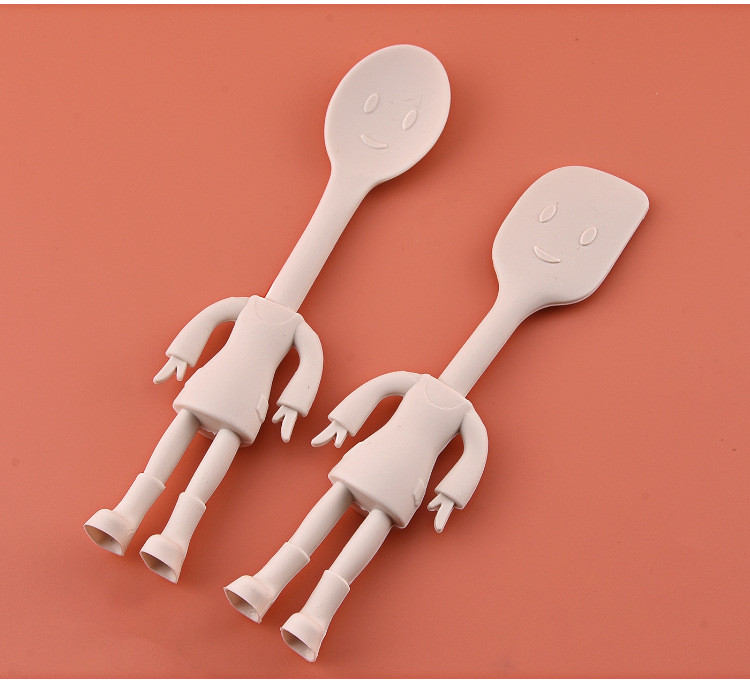 Country Kitchen Set Of Five Silicone MINI Kitchen Utensil Set Silicone Kitchen Baking Tools Whisk Tong, Spatula, Spoon