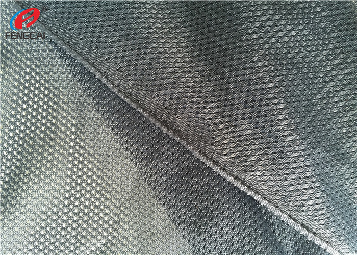 75D / 72F DTY Football Jersey Mesh Fabric , Athletic Mesh Material For Clothing