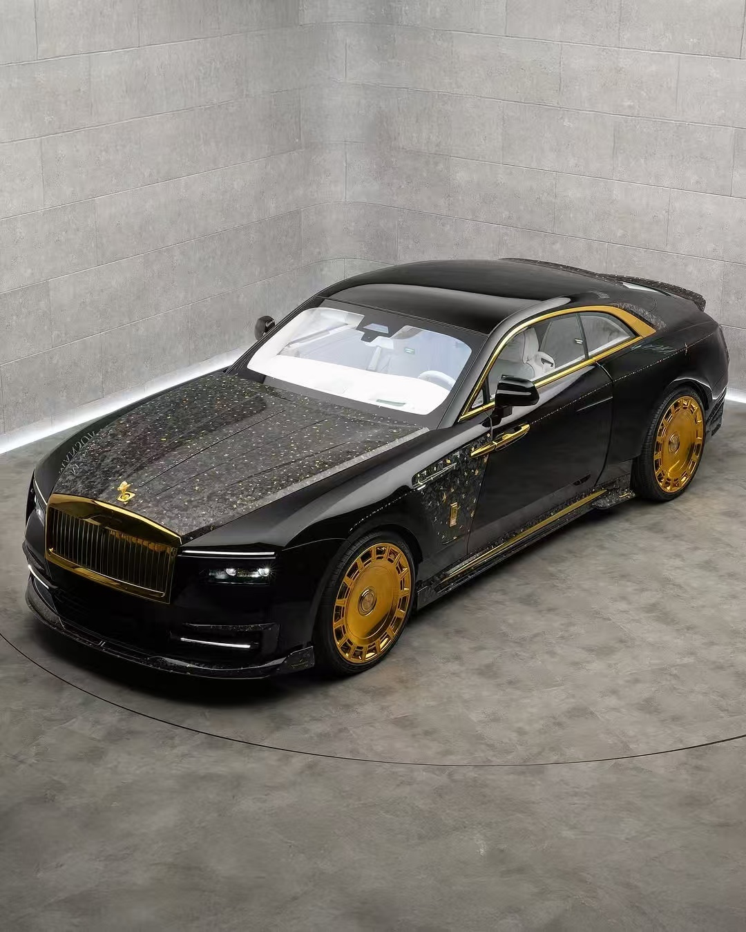 Spectre Rolls Royce Wide Body Kit MSY Style Front Lip Diffuser Spoiler Hood