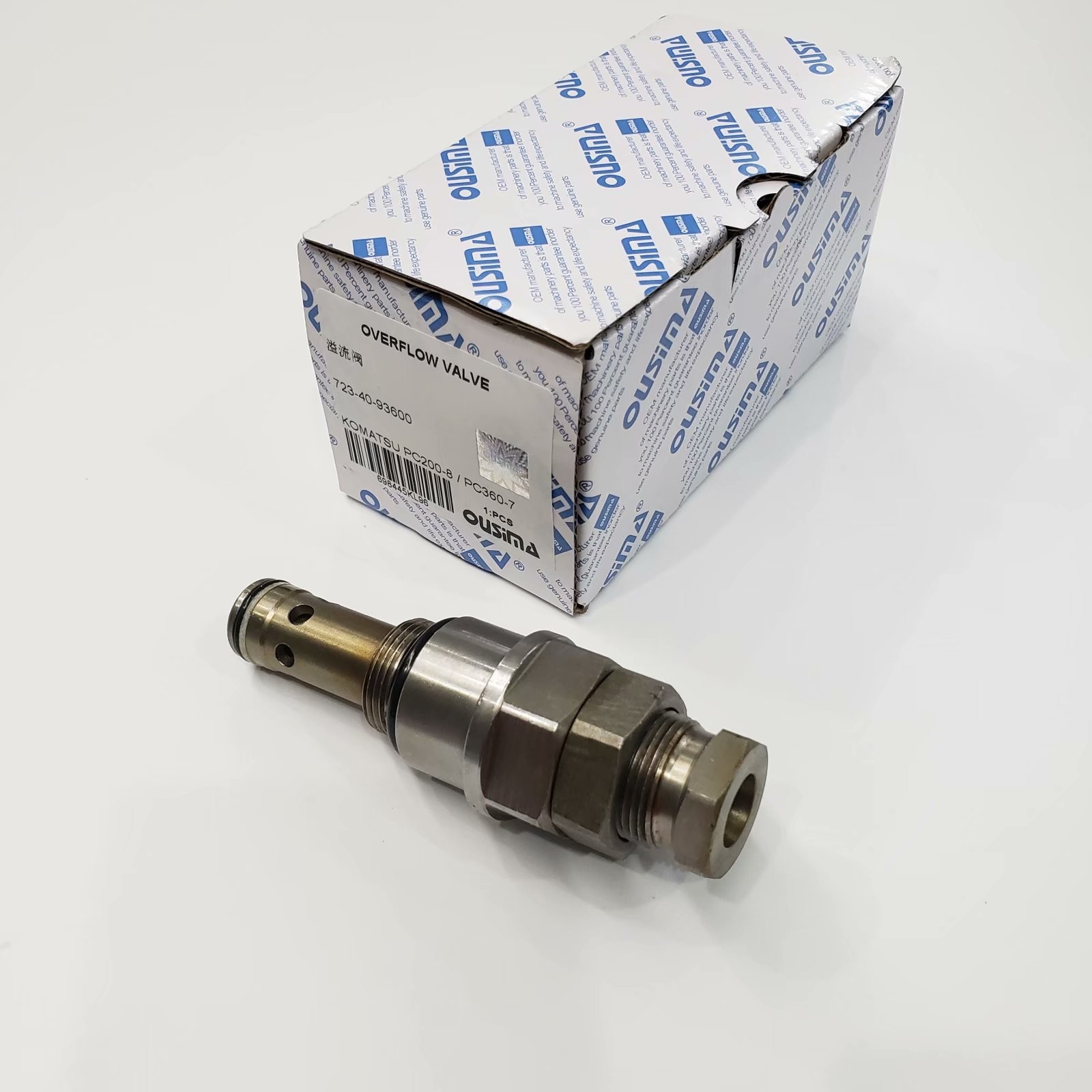 723-40-93600 Main Relief Valve Komatsu Fit PC200-8 PC360-7 Excavator