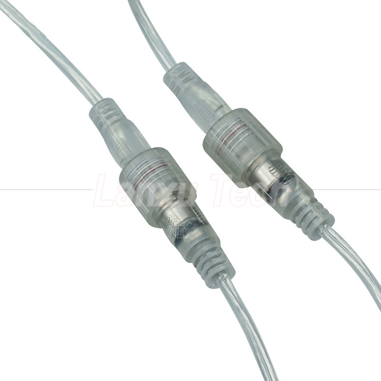 Waterproof Male to Female DC.5x2.1mm Barrel Jack Power Extension Cable for LED Strip Lamp Bulb Light