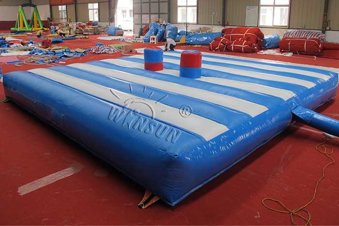 PVC Material Inflatable Jousting Arena With Air Blower And Repair Kits