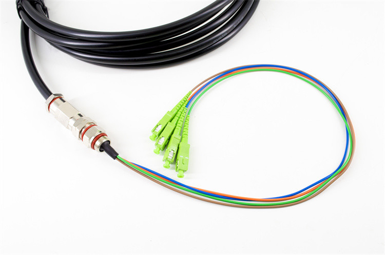 4 6 8 12 24 36 Core Outdoor Waterproof Armoured Fiber Optic Pigtail Patch Cord