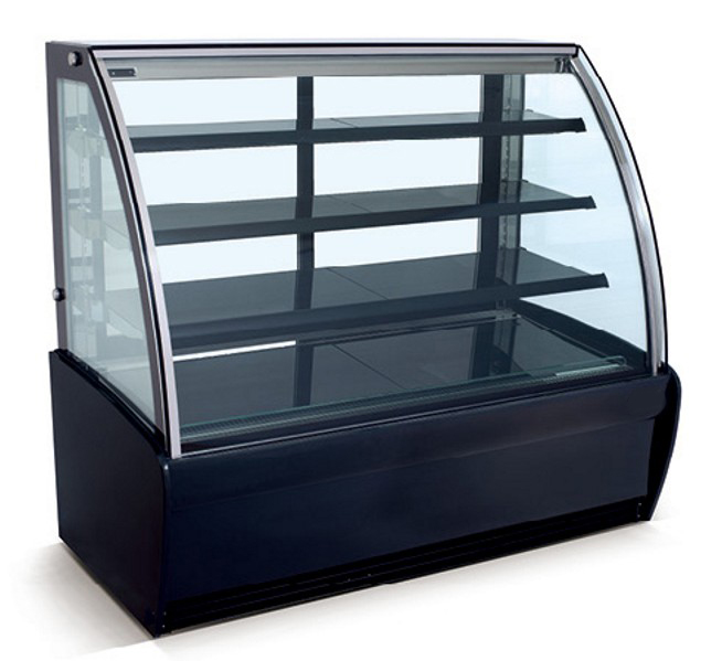 Bakery shop refrigeration equipment double layers cake showcase with CE/ETL