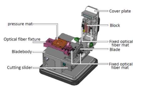 High Precision Optical Fiber Cleaver 125um Clad Diameter ODM