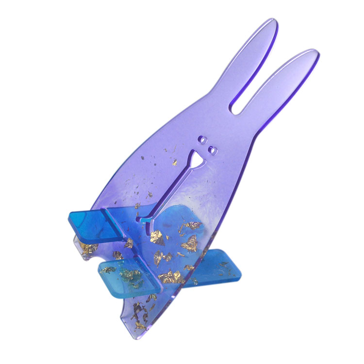 Silicone Molds For Mobile Holder 9pcs Colorful Cartoon Pattern Resin Moulds Epoxy Jewelry