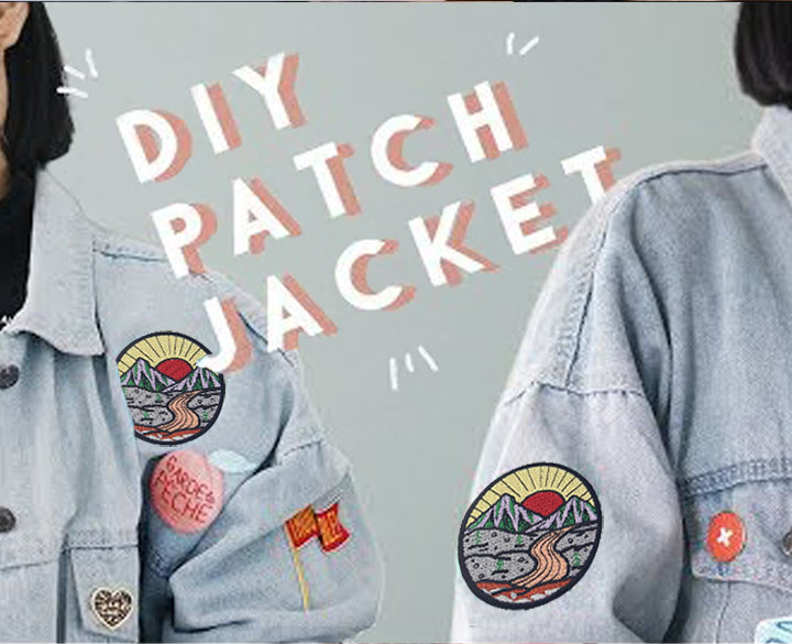 Heat Transfer Loop Hook 2.87in Custom Made Patches For Jackets