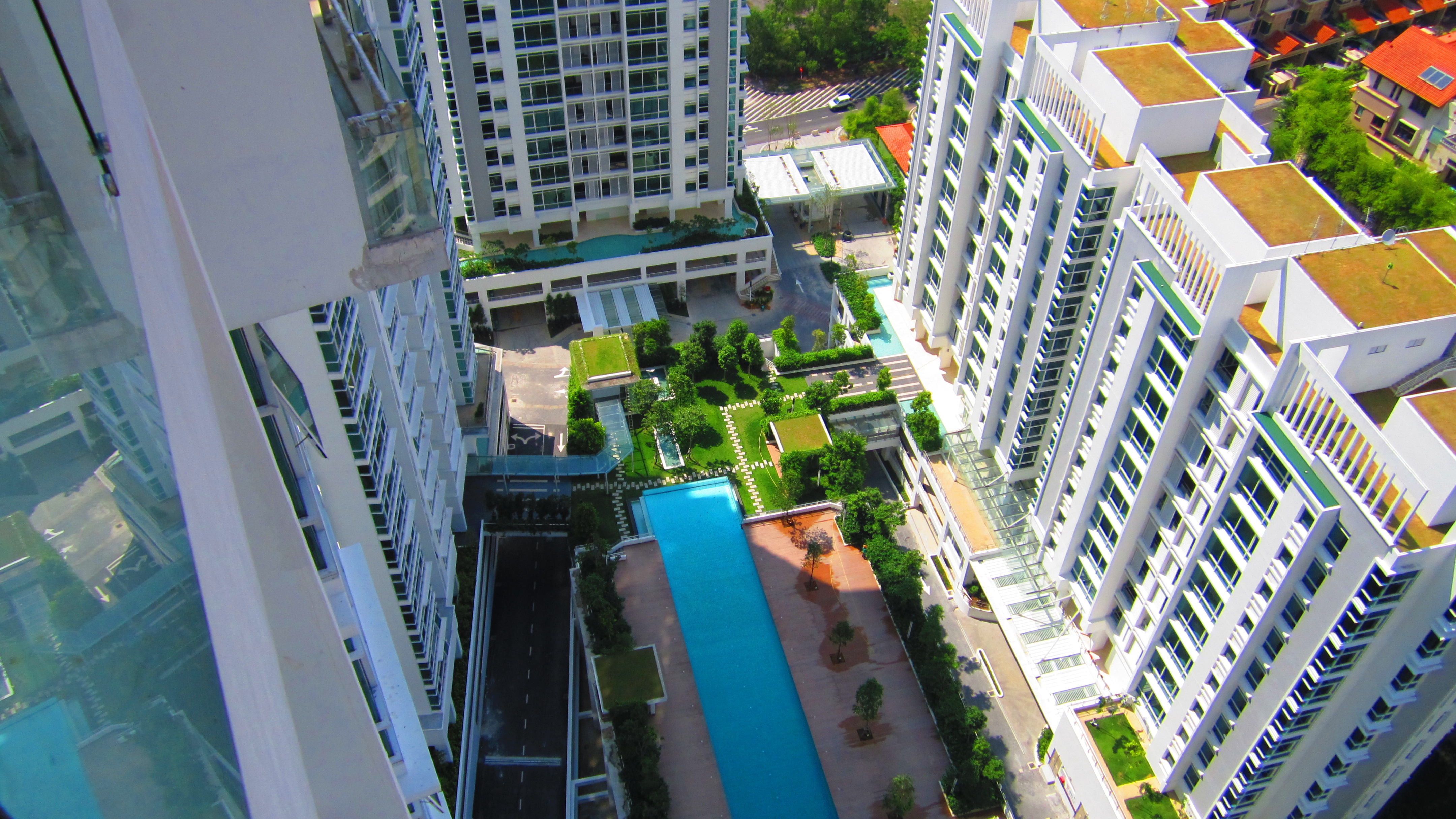 Customized Size Clear Acrylic Panels For Pool Fence AUPOOL Polycarbonate Pool Cover