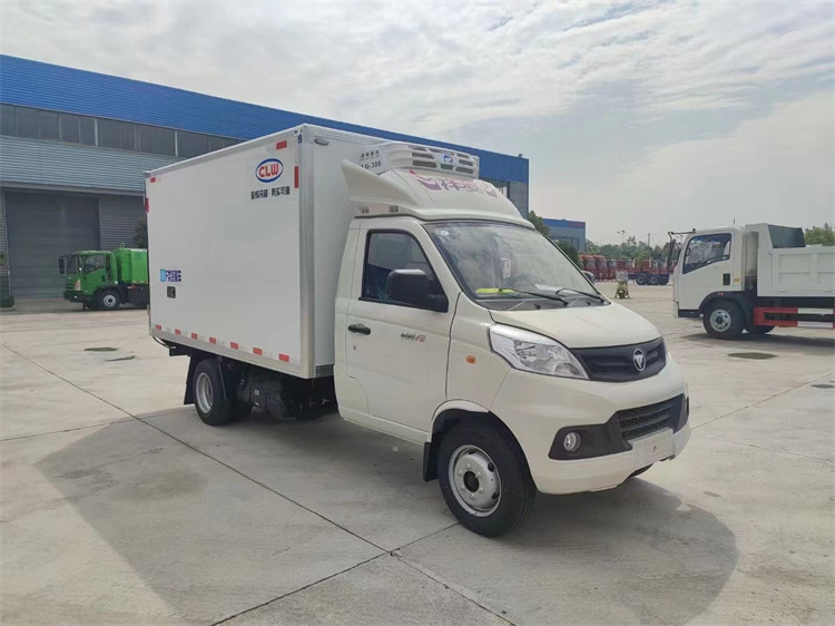 115hp FOTON Refrigerated Truck Box 1 Ton Loading Capacity Refrigerated Truck