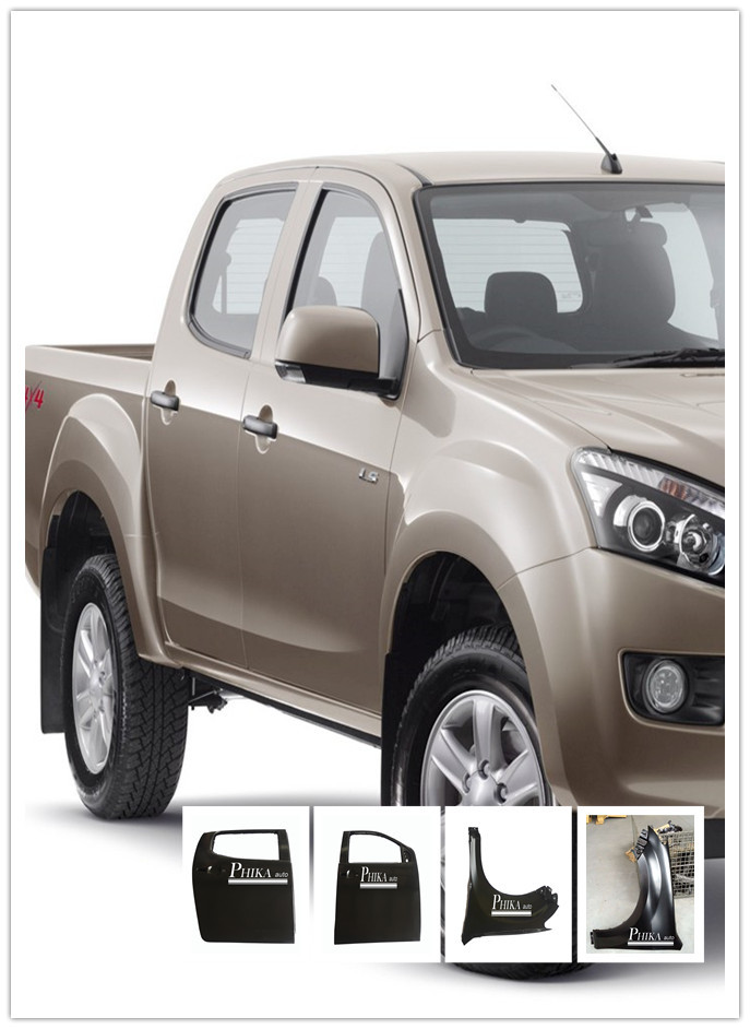 Original Size Car Trunk Lid Tailboard Tailgate With Electrophoresis Painting Isuzu D - Max Pickup Use