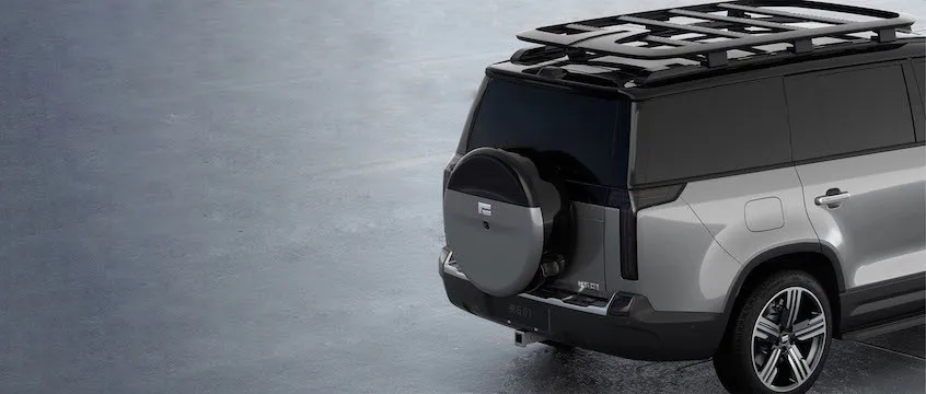 Chinese Baic Jishi 01 Series Long Range Polar Stone 01 Electric Vehicle with 476PS Maximum Horsepower and Big Luxury SUV