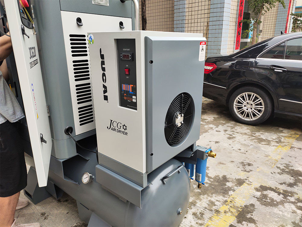 Economical 15kw 20HP Durable Air dryer Combined Screw Air Compressor