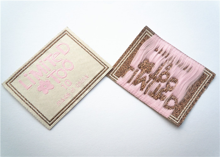 Clothing sew in garment labels fabric woven lable customized lable