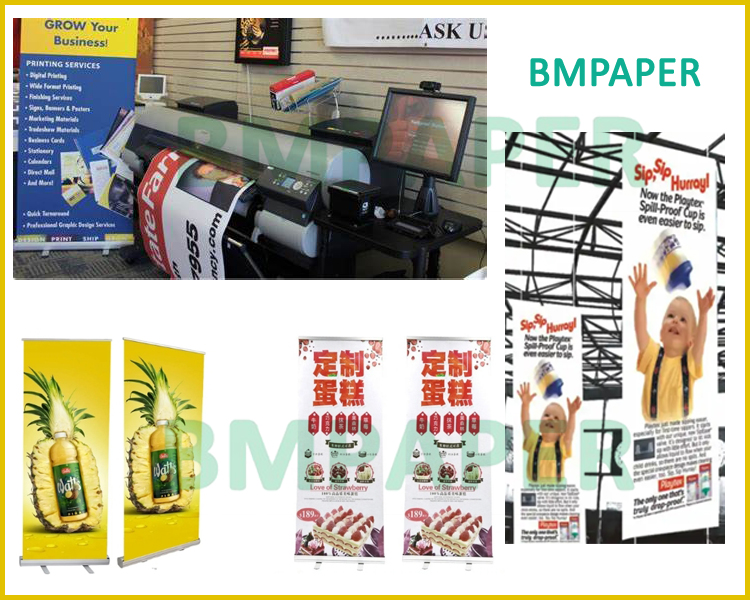 Anti Water 120gsm PP Synthetic Paper For Advertising Banner 57 x 29cm Durable