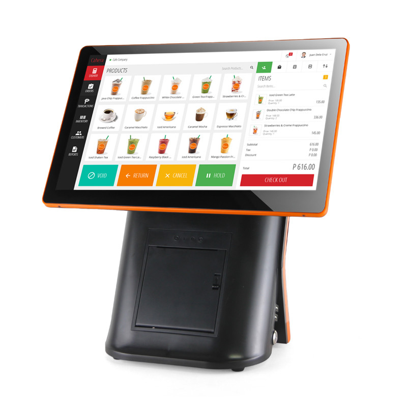 Multifunction 1920×1080 All In One POS System With Printer OEM available